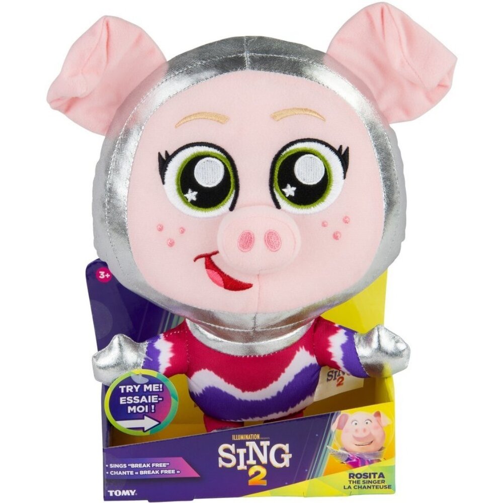Sing Movie Sing 2 Rosita Pig 9” 22cn Plush Toy NEW!